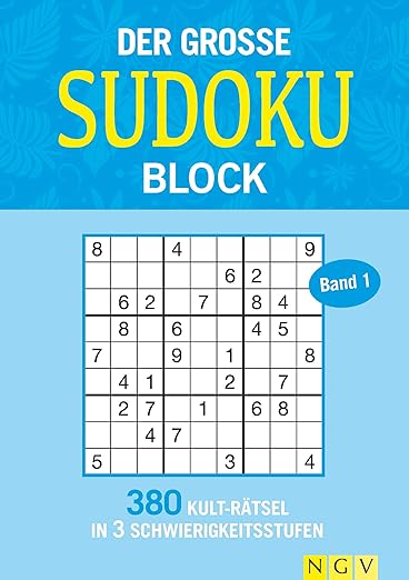 N/A Sudoku Block Band 1: 380 Kulträtsel in 3 Schwierigkeitsstufen (2019)