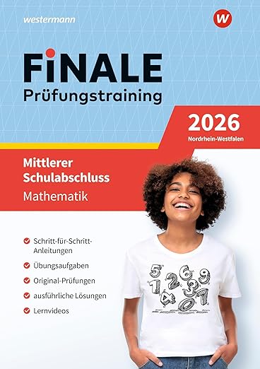 Bernhard Humpert FiNALE Prüfungstraining Mittlerer Schulabschluss Mathematik 2026 NRW mit Lösungsheft und Lernvideos