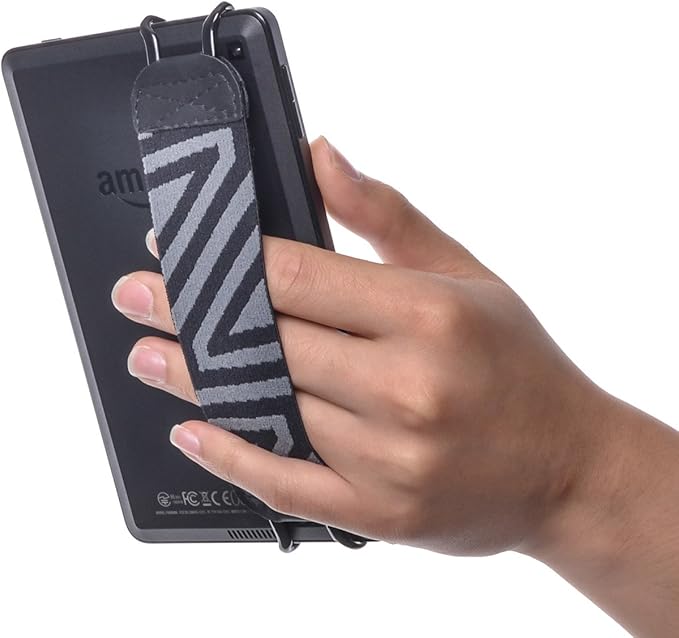 Nein Auslaufartikel (Produktion durch TFY Elastisches Halteband für Kindle Voyage, Paperwhite & Fire 6" (2016) - Ideal mit/ohne Schutzhülle, sicherer Halt