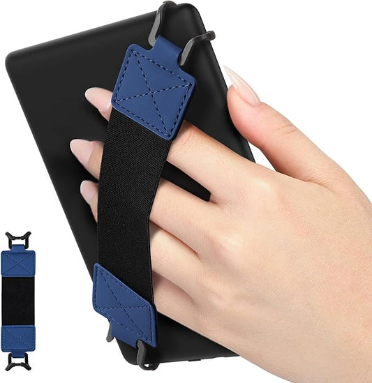 MoKo Sicherheits-Handschlaufe für Kindle eReader & Fire Tablet, elastischer Haltegurt für 6-8 Zoll Geräte, schwarz – P840401409992