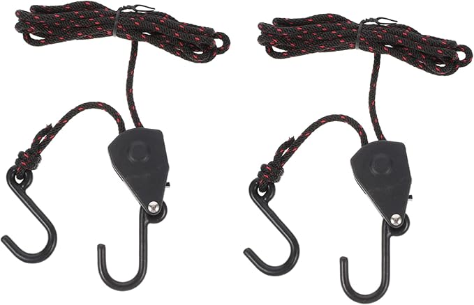 Anneome Zurrgurte für Boote 2 Stück Kajak-Ratschengurte 1/8 Zoll Seilaufhänger 68 kg Tragkraft für Kanu – H01F16CJ168V3PR6C30GBDKYB