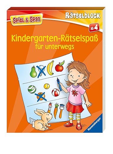N/A Rätselblock ab 4 Jahre: Kindergarten-Rätselspaß für unterwegs mit Reisespielen für Kinder (2014)