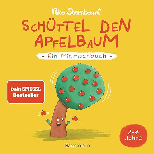 N/A SPIEGEL Bestseller: Schüttel den Apfelbaum - Mitmachbuch für Kinder von 2 bis 4 Jahren